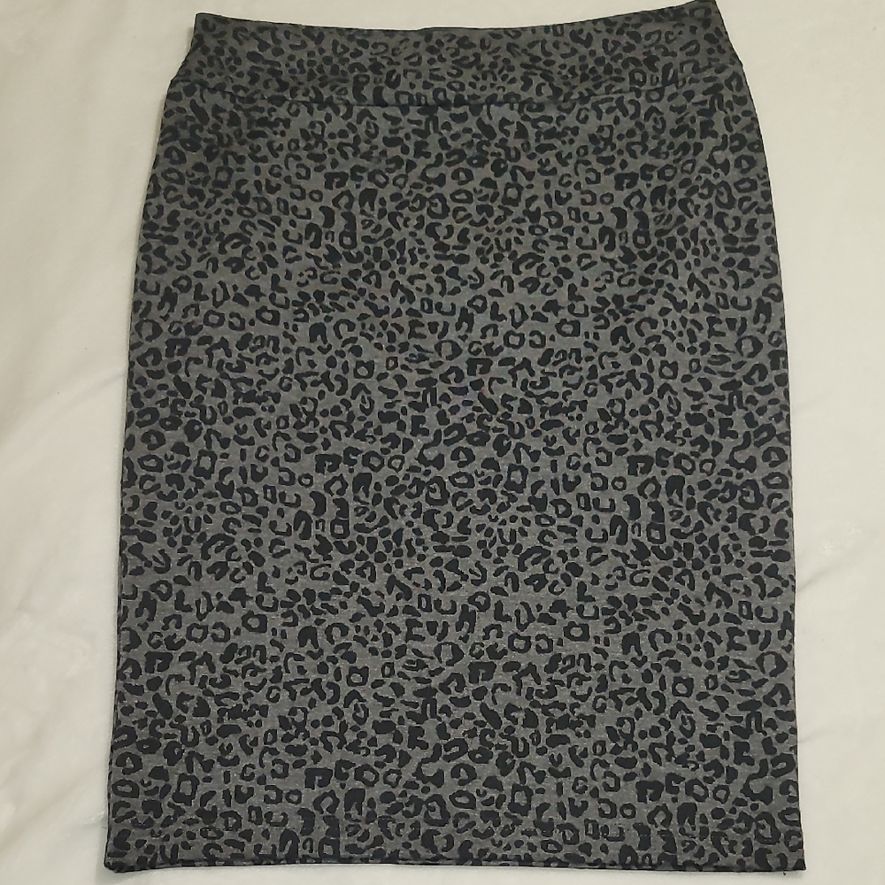 Leopard Print Pencil Skirt